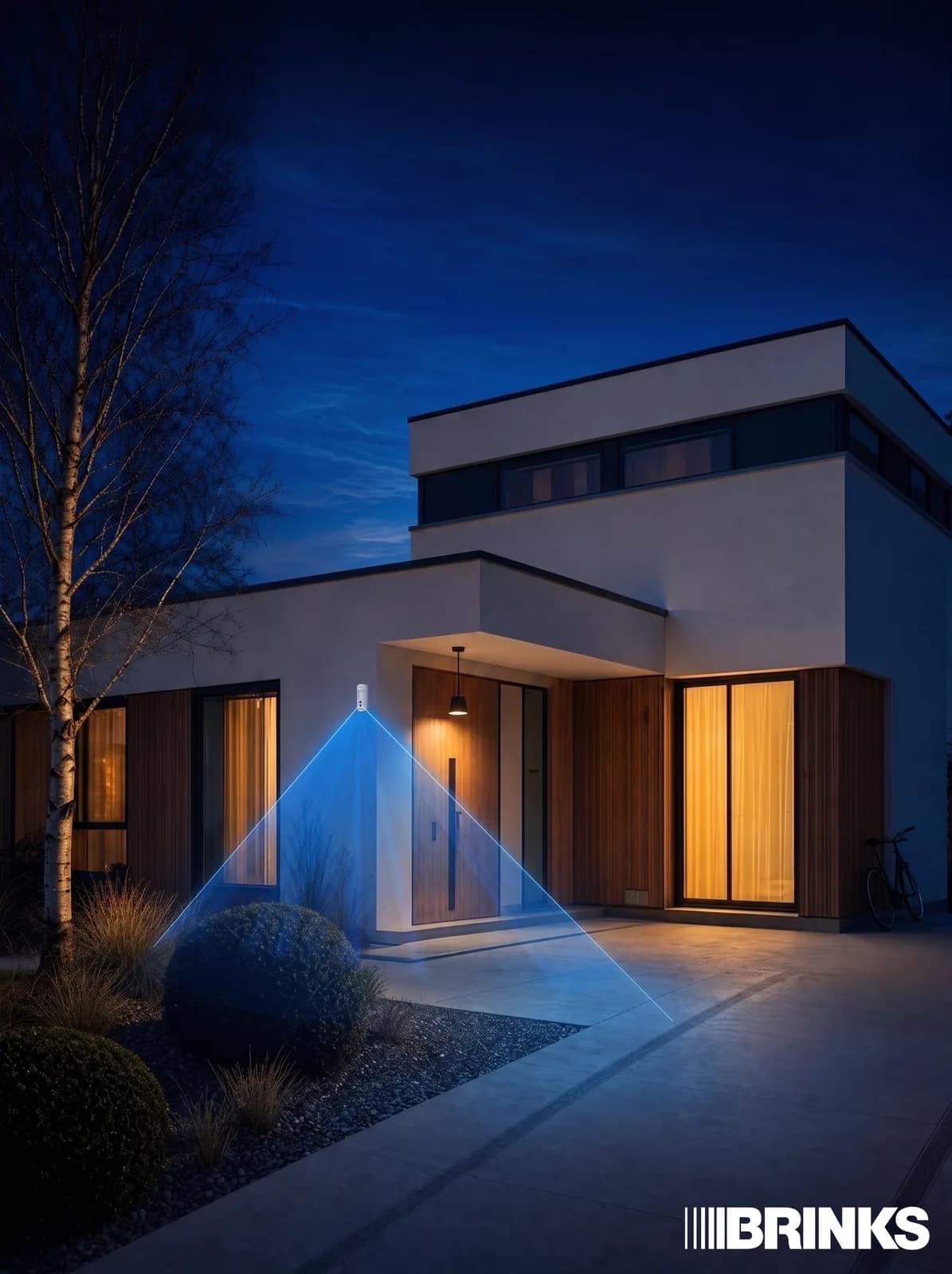 Blog Editorial — Alarm Pack Protecting a Home at Night
