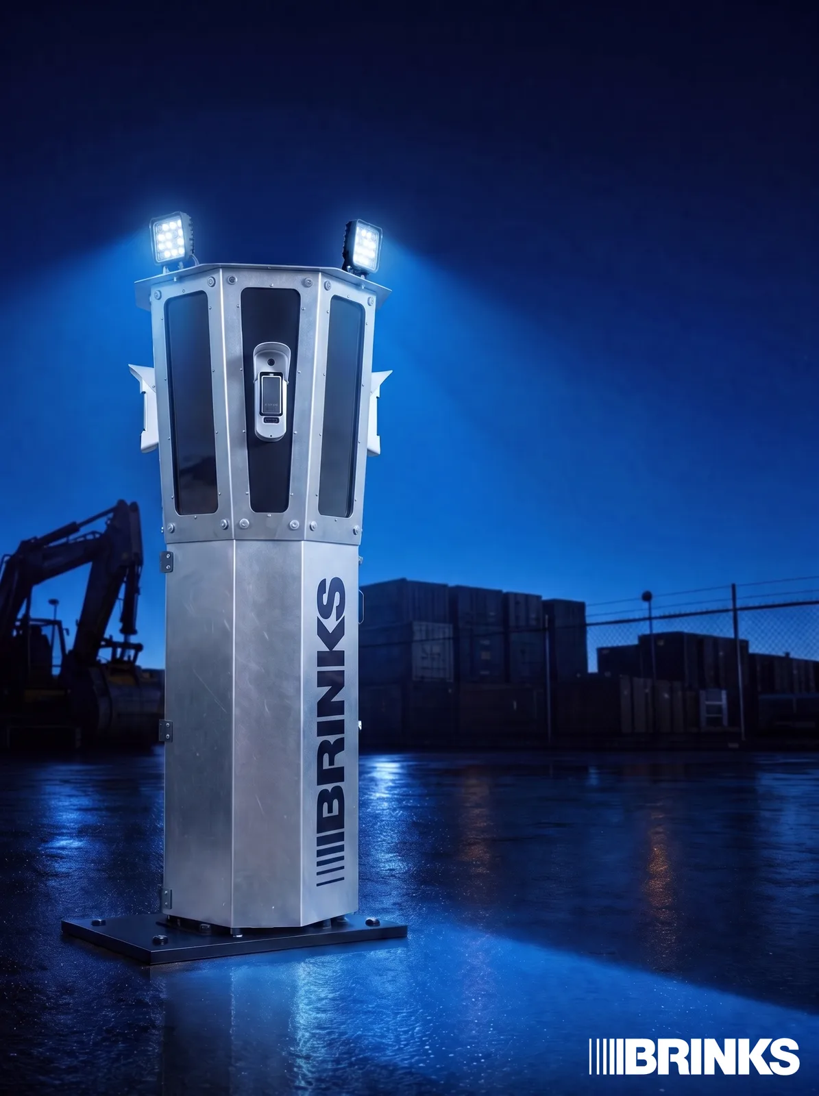 Blog Editorial — Brink's Tower Guarding a Worksite